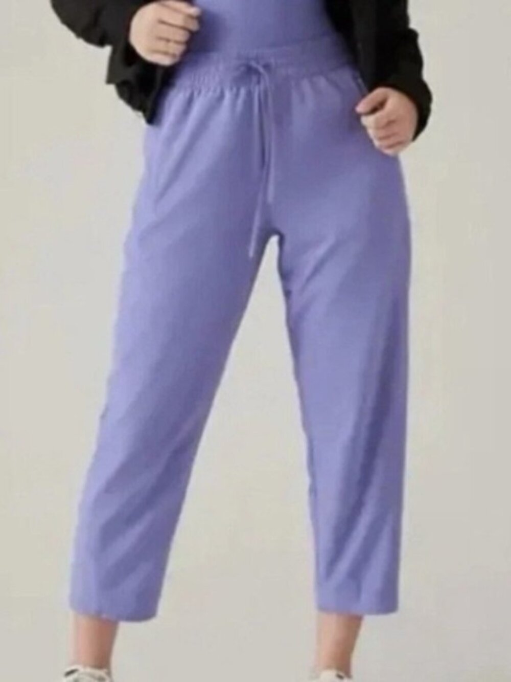 Athleisure Sporty Athleta Arrival Pants 586940 Straight Leg Periwinkle Women's 6